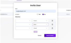 choose user and autoriisation access