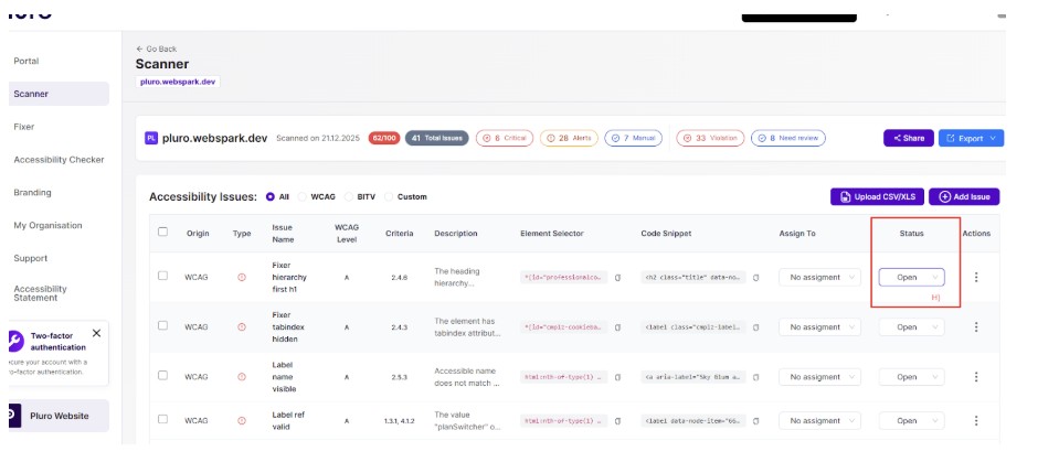 is an indicator for editors/advisors to make a required label 